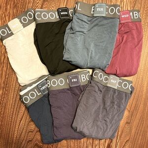 NEW BAMBOO COOL Men’s Underwear Boxer Briefs Breathable Soft with Fly 7 pr, XXXL
